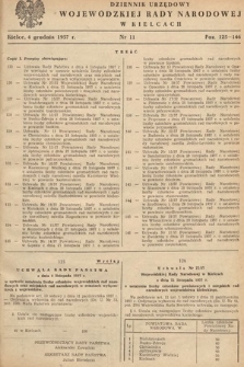 Dziennik Urzędowy Wojewódzkiej Rady Narodowej w Kielcach. 1957, nr 11