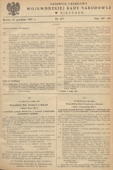 Dziennik Urzędowy Wojewódzkiej Rady Narodowej w Kielcach. 1957, nr 12
