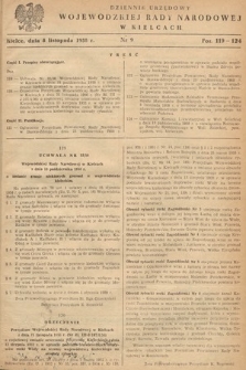 Dziennik Urzędowy Wojewódzkiej Rady Narodowej w Kielcach. 1958, nr 9