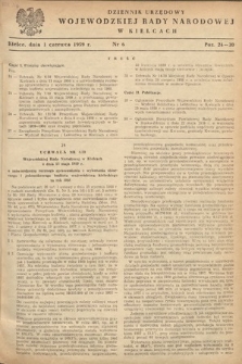 Dziennik Urzędowy Wojewódzkiej Rady Narodowej w Kielcach. 1959, nr 6