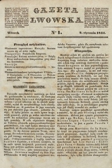 Gazeta Lwowska. 1844, nr 1