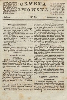 Gazeta Lwowska. 1844, nr 3