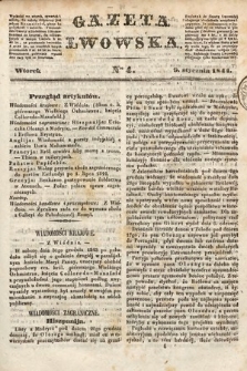 Gazeta Lwowska. 1844, nr 4
