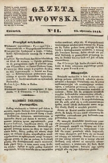 Gazeta Lwowska. 1844, nr 11