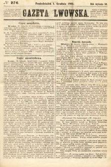 Gazeta Lwowska. 1862, nr 276