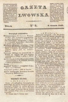 Gazeta Lwowska. 1847, nr 2