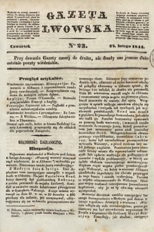 Gazeta Lwowska. 1844, nr 23