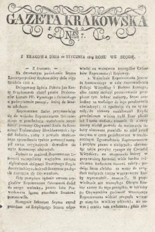 Gazeta Krakowska. 1823 , nr 7