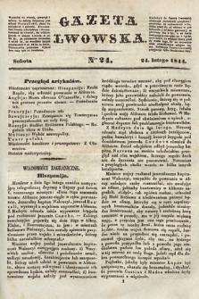 Gazeta Lwowska. 1844, nr 24