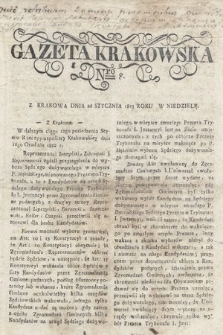 Gazeta Krakowska. 1823 , nr 8