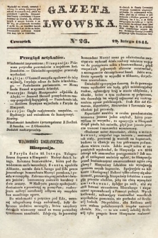 Gazeta Lwowska. 1844, nr 26