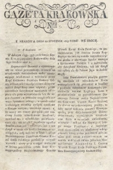 Gazeta Krakowska. 1823 , nr 9