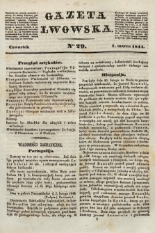 Gazeta Lwowska. 1844, nr 29