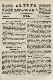 Gazeta Lwowska. 1844, nr 31
