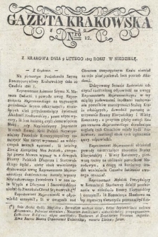 Gazeta Krakowska. 1823 , nr 12
