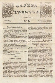 Gazeta Lwowska. 1847, nr 3