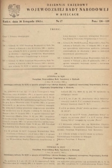 Dziennik Urzędowy Wojewódzkiej Rady Narodowej w Kielcach. 1963, nr 17