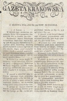 Gazeta Krakowska. 1823 , nr 18