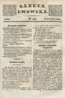 Gazeta Lwowska. 1844, nr 44