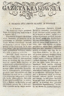 Gazeta Krakowska. 1823 , nr 20