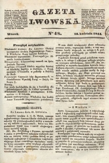 Gazeta Lwowska. 1844, nr 48