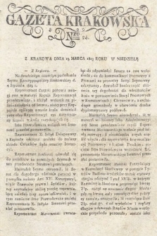 Gazeta Krakowska. 1823 , nr 24