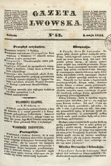 Gazeta Lwowska. 1844, nr 53