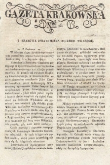 Gazeta Krakowska. 1823 , nr 25