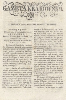 Gazeta Krakowska. 1823 , nr 29