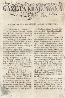Gazeta Krakowska. 1823 , nr 32