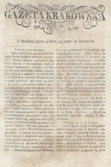 Gazeta Krakowska. 1823 , nr 42
