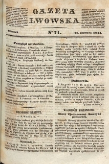 Gazeta Lwowska. 1844, nr 71