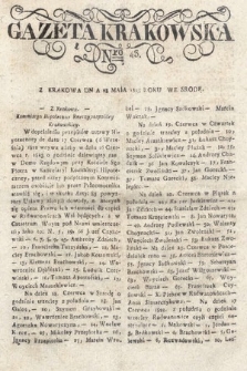 Gazeta Krakowska. 1823 , nr 43