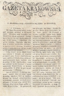 Gazeta Krakowska. 1823 , nr 44
