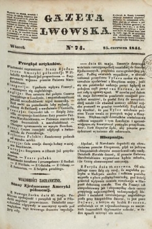 Gazeta Lwowska. 1844, nr 74