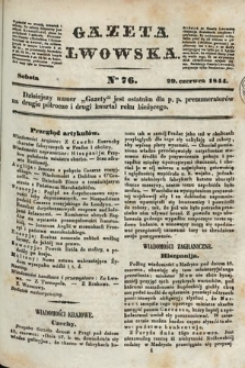 Gazeta Lwowska. 1844, nr 76