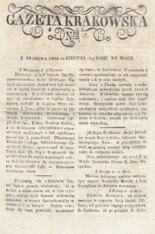 Gazeta Krakowska. 1823 , nr 47