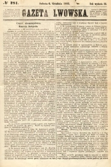Gazeta Lwowska. 1862, nr 281