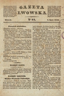 Gazeta Lwowska. 1844, nr 77