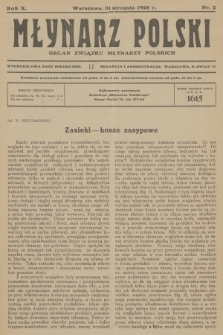 Młynarz Polski : organ Związku Młynarzy Polskich. R.10, 1928, nr 2