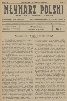 Młynarz Polski : organ Związku Młynarzy Polskich. R.10, 1928, nr 11