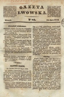 Gazeta Lwowska. 1844, nr 86