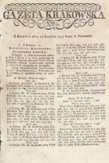 Gazeta Krakowska. 1823 , nr 64