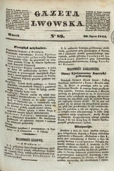 Gazeta Lwowska. 1844, nr 89