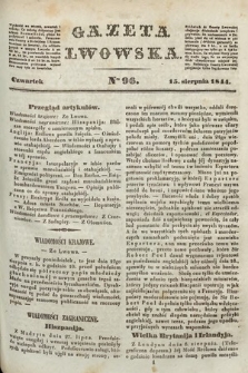 Gazeta Lwowska. 1844, nr 96