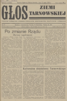 Głos Ziemi Tarnowskiej : tygodnik poświęcony sprawom społecznym, gospodarczym, politycznym i literackim. R.2, 1936, nr 21