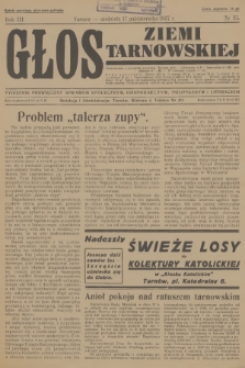Głos Ziemi Tarnowskiej : tygodnik poświęcony sprawom społecznym, gospodarczym, politycznym i literackim. R.3, 1937, nr 35