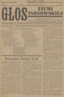 Głos Ziemi Tarnowskiej : tygodnik poświęcony sprawom społecznym, gospodarczym, politycznym i literackim. R.3, 1937, nr 44-45