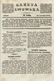 Gazeta Lwowska. 1844, nr 109