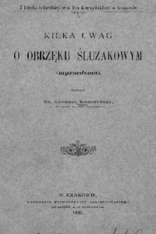 Kilka uwag o obrzęku śluzakowym (myxoedema)